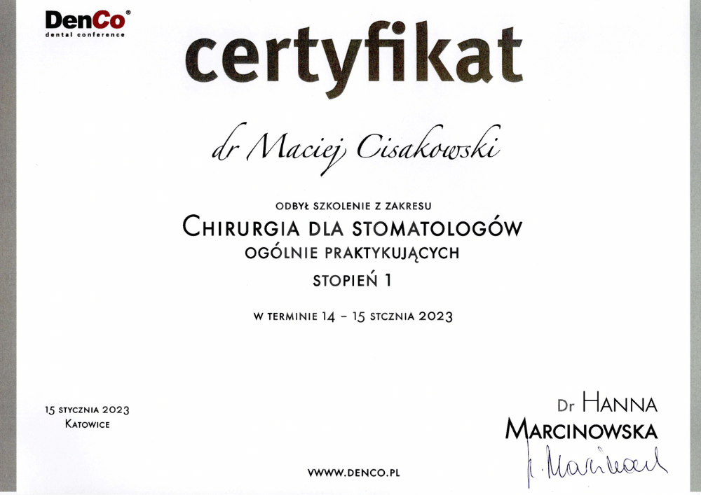 Gabinet dentystyczny Nysa